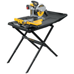 DeWALT D24000S Heavy-Duty 10" Wet Tile Saw with Stand